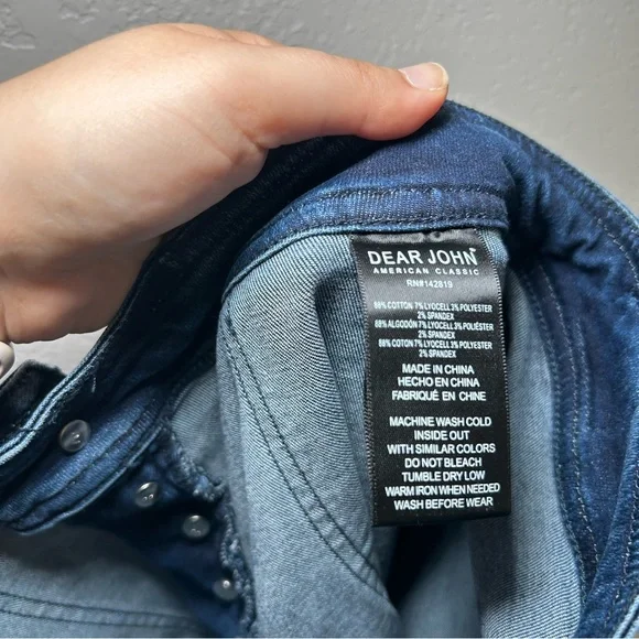 Dear John Midnight Flare Jeans Women’s 29 Western Country Minimal Fall going out - Picture 8 of 9